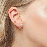 Light Luxury Thread Piercing Ear Bone Nail – Beauty Gifts — 1