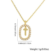 26 Letters Pendant Necklace Light Luxury – Jewelry Gift Ideas — 7
