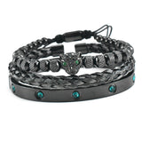 Micro-inlaid Green Eye Leopard Head Bracelet – Jewelry Gift Ideas — 5