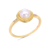 Simple And Versatile Freshwater Pearl Ring – Unique Gift Ideas — 4