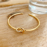 Korean Style 925 Sterling Silver Interlocking Bracelet – Stylish Gifts — 3