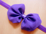 Multicolor Children's Chiffon Bow Headband – Gifts for Kids — 14