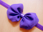 Multicolor Children's Chiffon Bow Headband – Gifts for Kids — 14