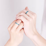 Meteor Shower Couple Rings Long Distance Nostalgic Men – Gifts for Her — 7
