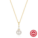 S925 Sterling Silver Pearl Diamond Twin – Unique Gift Ideas — 3
