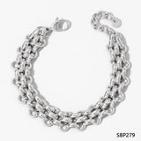 Stainless Steel Bracelet Electroplating Simple Style – Stylish Gifts — 20