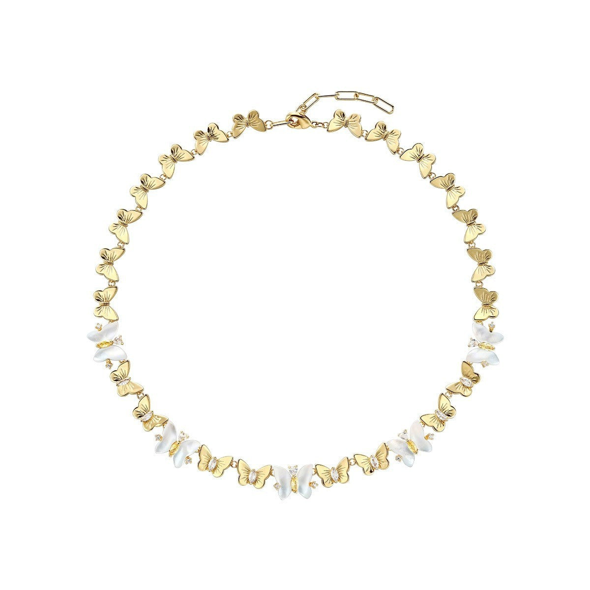 Deep Sea White Lip Shell Clavicle Chain Design – Jewelry Gift Ideas — 1
