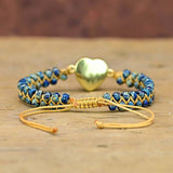 Woven Love Blue Opal Friendship Love Bracelet – Jewelry Gift Ideas — 2