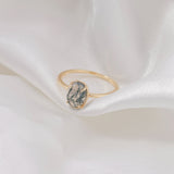 Women's Natural Aquatic Agate Ring – Gifts for Her — 4