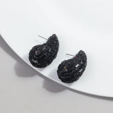 Fashion And Fully-jewelled Metal Stud Earrings – Stylish Gifts — 10