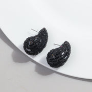 Fashion And Fully-jewelled Metal Stud Earrings – Stylish Gifts — 10