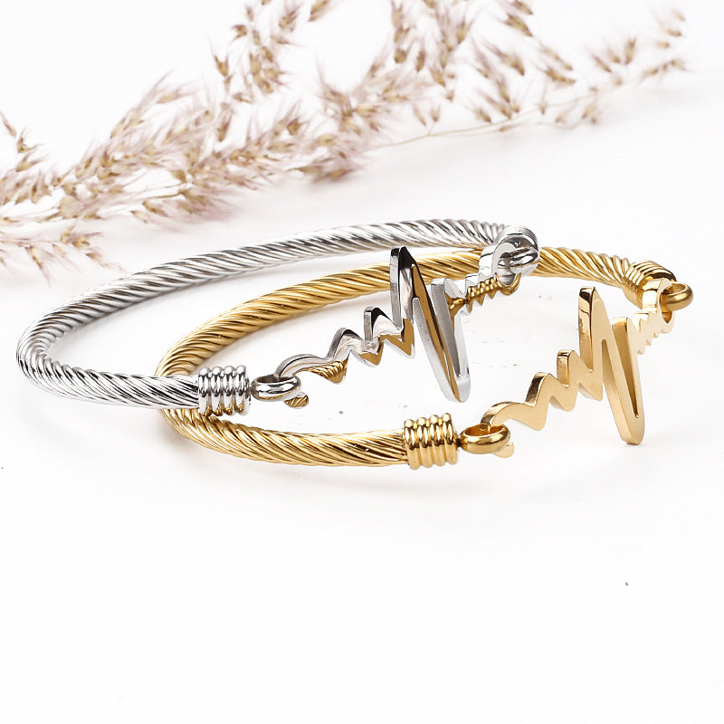 European And American Stainless Steel ECG – Jewelry Gift Ideas — 1