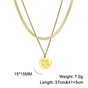 Women's Stainless Steel Necklace – Jewelry Gift Ideas — 16