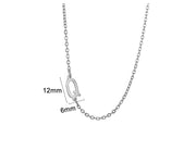Women's 26 Initial Letter Necklace Simple – Jewelry Gift Ideas — 15
