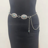 Women's Diamond Turquoise Waist Chain – Gifts for Her — 5