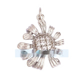 Pure Copper Micro-inlaid Color Flower Zircon Hollow – Small Gift Ideas — 10