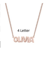 Personalized 3D Bubble Name Necklace – Jewelry Gift Ideas — 8