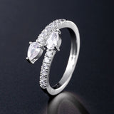 Simple And Exquisite Water Drop Zircon Ring – Holiday Gift Ideas — 8