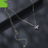 Classic Moissanite Light Luxury Lucky Clavicle – Jewelry Gift Ideas — 2