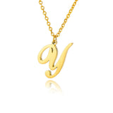 Stainless Steel 26 English Letter Necklace – Jewelry Gift Ideas — 8