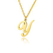 Stainless Steel 26 English Letter Necklace – Jewelry Gift Ideas — 8