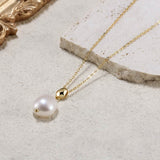 S925 Sterling Silver Necklace OT Buckle Natural – Jewelry Gift Ideas — 3