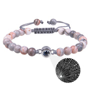 Frosted Stone White Turquoise Couple Bracelet – Jewelry Gift Ideas — 12