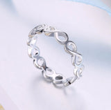 Simple Personality 8-word Ring Winding Ring – Useful Gifts — 9