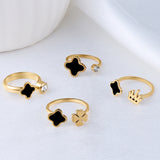 Fashion Jewelry Titanium Steel Ring Female Opening – Stylish Gifts — 2