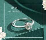 S925 Sterling Silver Fashion Diamond Ring – Stylish Gifts — 4