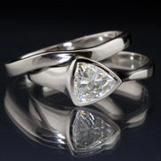 Triangle Rhinestone Zircon Ring Ornament Suit – Surprise Gifts — 5