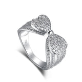 Sterling Silver Ring With Diamonds Simple Ladies – Practical Gifts — 10
