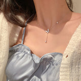 925 Silver Butterfly Necklace Premium Clavicle – Jewelry Gift Ideas — 8