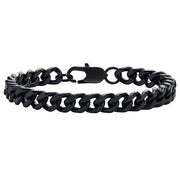 Stainless Steel Four-side Grinding Punk Hip Hop – Jewelry Gift Ideas — 4