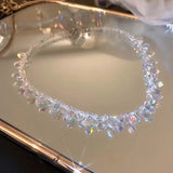 Colorful Crystal Necklace Women's Simple Niche – Jewelry Gift Ideas — 4