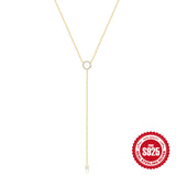 S925 Sterling Silver Ring Necklace INS – Jewelry Gift Ideas — 2