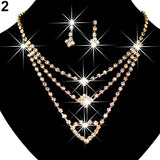 Fashion Layered Necklace And Earrings Set – Jewelry Gift Ideas — 4
