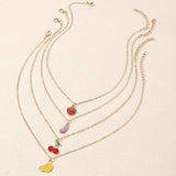 Cute Strawberry Cherry Fruit Element Pendant – Jewelry Gift Ideas — 1