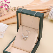 Bow Titanium Steel Necklace Female Light Luxury – Jewelry Gift Ideas — 3
