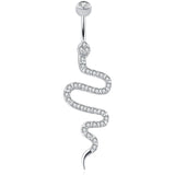 Belly Button Nails With Sterling Silver Snake – Special Occasion Gifts — 7