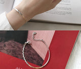 Sterling silver classic trend fashion simple bracelet – Stylish Gifts — 3