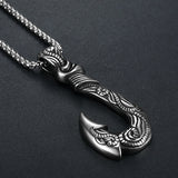 Vintage Stainless Steel Ocean Romance Fish Hook – Jewelry Gift Ideas — 1