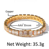 Ladder zircon hip hop bracelet – Jewelry Gift Ideas — 7
