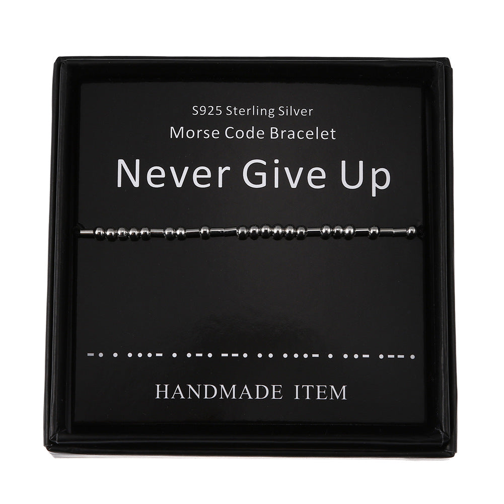 Moss Password Letters And Numbers Couple Bracelet – Jewelry Gift Ideas — 1