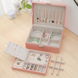 Double-Layer Leather Jewelry Box Earrings – Jewelry Gift Ideas — 5