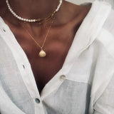 Pearl Chain Layered Necklace for Women Retro – Jewelry Gift Ideas — 1