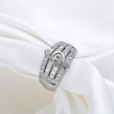 White AAA Zircone Women's Ring – Gifts for Her — 7