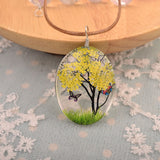 Long Sweater Chain Handmade Real Flower Necklace – Jewelry Gift Ideas — 7