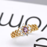 Amethyst Gorgeous Ring Natural Gem Girl – Gifts for Kids — 3