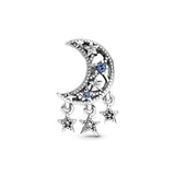 Bracelet Beads White Copper Star Moon Zircon – Jewelry Gift Ideas — 4